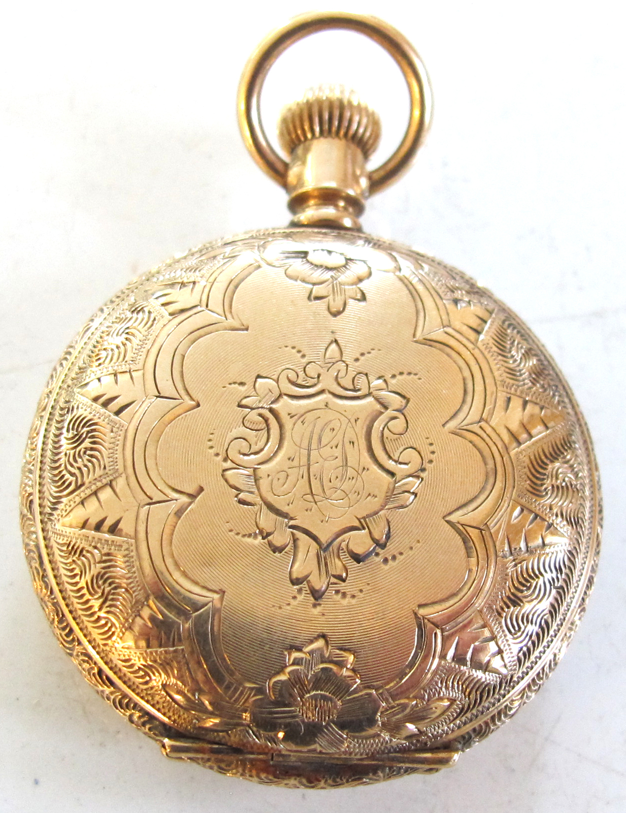 14K SOLID GOLD PocketWatch Case Only - Brooklyn W… - image 3