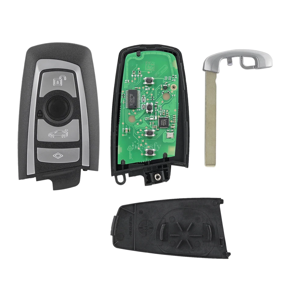 Smart Remote Control Key Fob For 2011 - 2016 BMW 320i 328i 528i 335i X3 4 Button - Image 2 of 4