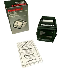 PANA-VUE 2 - Lighted 2x2 Slide Viewer for 35mm - Works/Tested Vintage