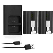 2X Battery + Charger for Ring Video Doorbell 2 3 3+ 4 Spotlight Camera Plus Pro