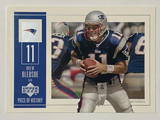 2002 Upper Deck Piece of History #57 Drew Bledsoe New England Patriots