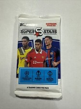 (1) 2022/23 Topps Soccer Superstars Factory Sealed Pack From Box - 8 Cards Per