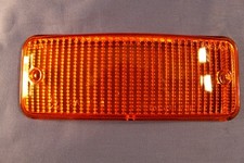PAIR MGB RUBBER BUMPER MIDGET 1500 INDICATOR LENS ORANGE X 2 37H8759