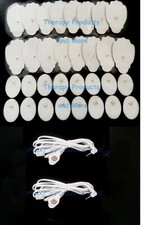 ELECTRODE LEAD CABLES 2.5mm  PADS 16 LG  16 SM OVAL FOR ELIKING MASSAGER