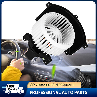 Front Heater Blower Motor with Fan Cage for Audi Q7 07-15 Volkswagen VW Touareg 