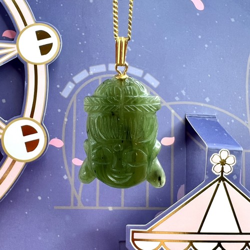 Jade Buddha head pendant - Picture 8 of 8