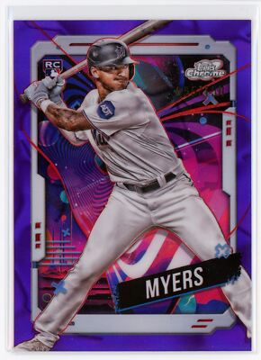 2024 Topps Chrome Cosmic Purple Nebula Dane Myers RC /150