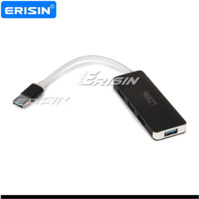 High Speed 4 Ports USB 3.0 Multi Hub Splitter Erweiterung Macbook Desktop Laptop