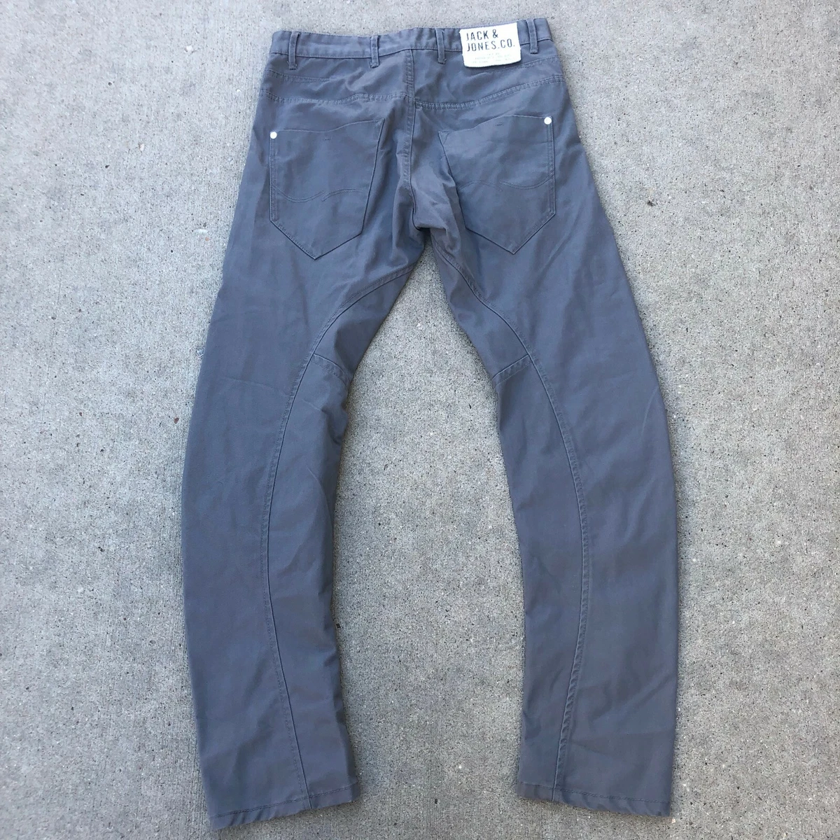 Træts webspindel udsende Først JACK &amp; JONES Core Workwear Button Fly Jeans Pants Size 31x34 Gray Dale  Twisted | eBay