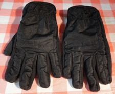 BLACK COLD WINTER WEATHER FLEECE LINING OUTDOOR GLOVES W/ TOUCH SCREEN CAPAB XL