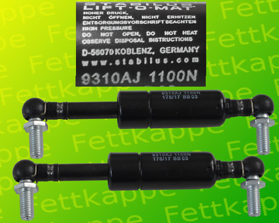 2 x Stabilus Lift-O-Mat 9310AJ 1100N Gasfeder Lift O Mat - für z.B. Jupiter