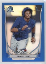 2014 Bowman Chrome Prospects Blue Refractor 215/250 Dawel Lugo #BCP89 k7t