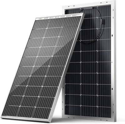 Bifacial 100W 12V Solar Panel, 9BB Monocrystalline Solar Panels with 25% High Ef