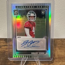 2025 Optic Football Signature Series Brady Cook Rookie Auto Silver Prizm SSH-BC
