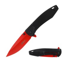 8.10" MTech Spring Assisted Knife w/Aluminum Handle and Reversible Pocket Clip