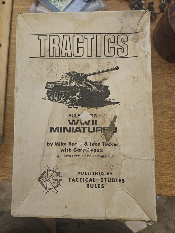 Tractics -TSR Reese Tucker Gygax GK 1975