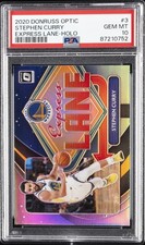 2020 PANINI DONRUSS OPTIC EXPRESS LANE HOLO #3 STEPHEN CURRY PSA 10