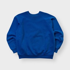 Vtg 80s 90s Tultex Raglan Blank Lightweight Sweatshirt, 50/50 USA M Soft