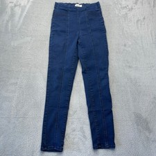 Free People WE THE FREE Womens 27 Blue Stretch Denim High Rise Skinny Jeans