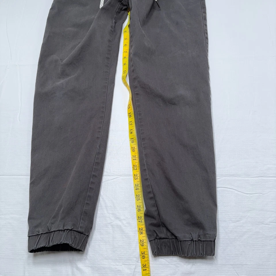 Wowie Mens XL Tall Joggers Grey Rambler Chino Style Pants Casual Stretch Cotton - Image 3 of 4