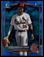 2025 Bowman Chrome Sapphire Royelny Strop #BCP-221 1st St. Louis Cardinals