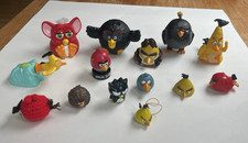 Lot of Angry Birds Figures/Gamepieces  Assorted Sizes, Themes  Names