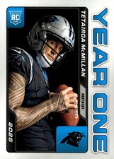 2025 Panini Instant NFL Year One Tetairoa McMillan Rookie RC Card SP Prizm 1/180
