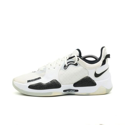 Nike Herren PG 5 Sportschuh Weiß/Schwarz Mesh ämpfung Basketballschuh EU 43