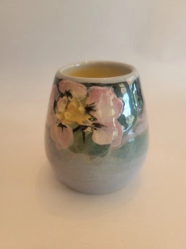 Weller Eocean  Floral Vase Art Pottery 3 1/2"