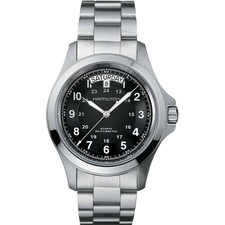 Orologio Hamilton Khaki Field King Auto 40 mm H64455133 Watch Acciaio Uomo