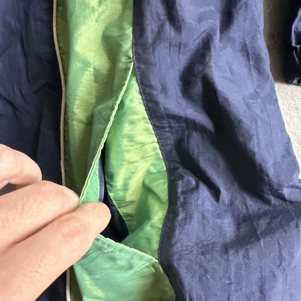 Chaqueta cortavientos vintage Just My Size azul verde talla 18w/20w grande Foto 4 de 4