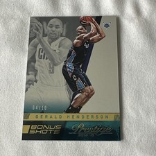2014-15 Panini Prestige Plus Gerald Henderson #70 Gold /10 Charlotte Hornets NBA