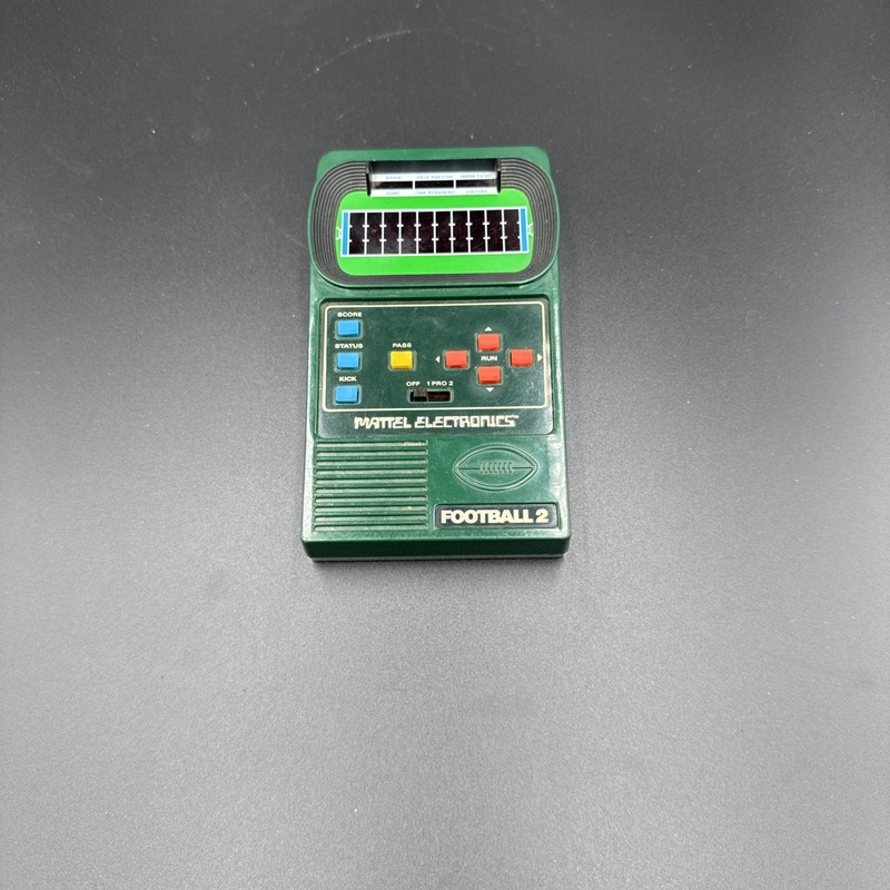 Vintage Mattel Football 2 Electronic Handheld Game 1978