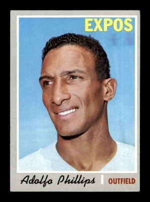 1970 Topps #666 Adolpho Phillips   EX/EX+ X3732758