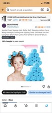 24 Piece Jumbo Foam Rollers For Curly And Wavy Hairstyles Set With Bag And Comb
