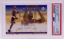 2000 UD Hardcourt Kobe Bryant Autograph PSA 6 EX-MT Lakers On-Card Auto