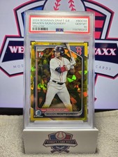 2024 Bowman Chrome Draft Sapphire Edition - Braden Montgomery #BDC-58 Yellow /75