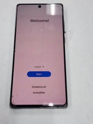 DEFECTIVE -  Samsung Galaxy Note 20 5G -  128GB - Gray-  GSM Unlocked  - 11619