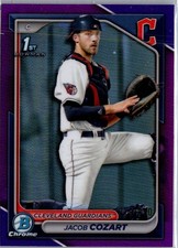 2024 Bowman Chrome Draft Jacob Cozart Purple Refractor #/250 Guardians