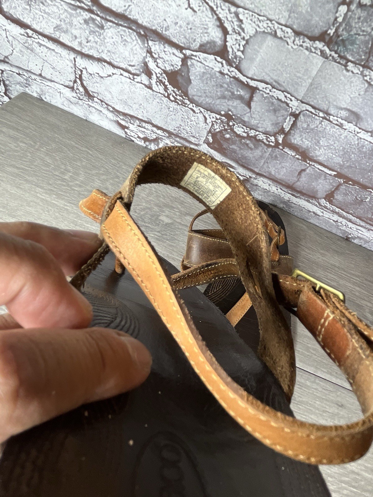 CHACO Bronze Maya II Java Brown Leather Slingback… - image 13