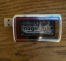 magicJack A921 VoIP Home Phone Adapter, USB Interface, 1 Line, Silver