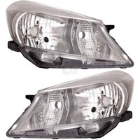 Halogenscheinwerfer Set FüR Toyota Yaris NHP13_ NSP13_ NCP13_ KSP13_ NLP13_