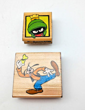 Rubber Stampede Lot Goofy Marvin The Martian Stamps Disney Looney Tunes