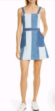 ALICE + OLIVIA Jaimee Denim Mini Dress Size 0-2