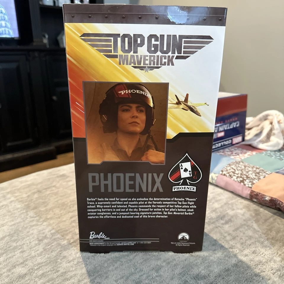 MUÑECA BARBIE TOP GUN FIRMA MATTEL 2021 TOP GUN MAVERICK PHOENIX - PUBLICACIÓN RÁPIDA Foto 3 de 4