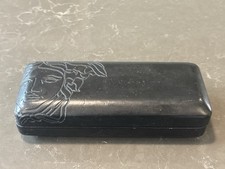 Versace Black Hard Clam Shell Medusa Face Sunglasses Holder/Case Case Only 