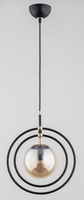 Modern Antikes Gold Bernstein Schwarz HäNgelampen Lampe Deckenlampe 40W E14