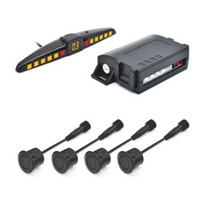 PS02 Car Rear Parking Sensor Kit with Display,4 58KHz OE Standard Sensors,Aut...