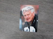 Bobby Robson Newcastle United Football Manager Original Hand Signed Photo Card