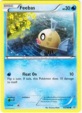 Feebas - 43/160 - Common (Near Mint) Primal Clash - Water Pokémon